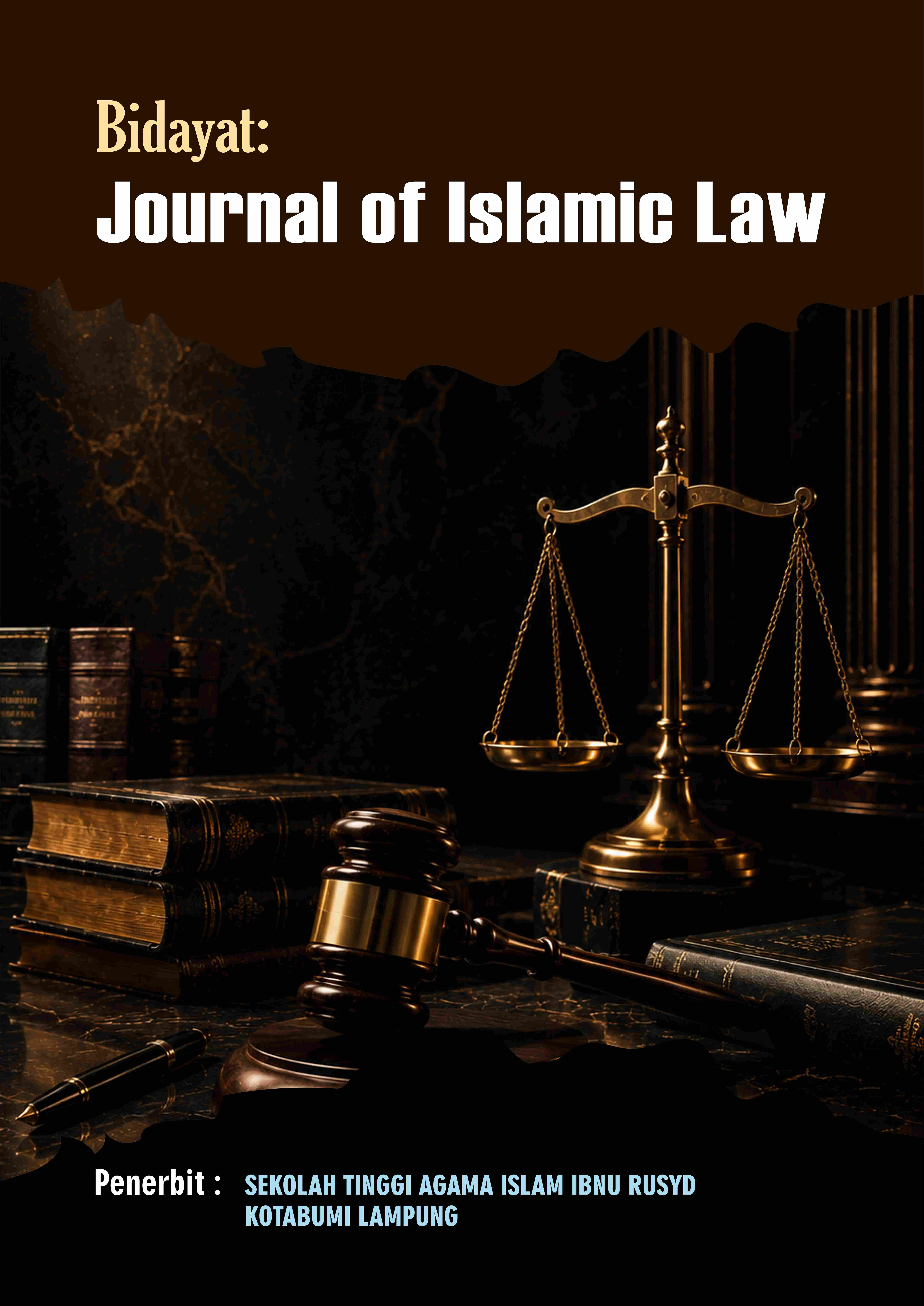 					View Vol. 2 No. 1 (2026): Bidayat: Journal of Islamic Law (June 2026)
				